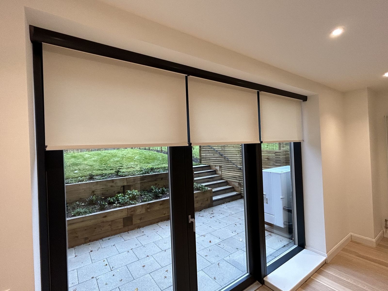 Roller blind fitted in an Edinburgh home