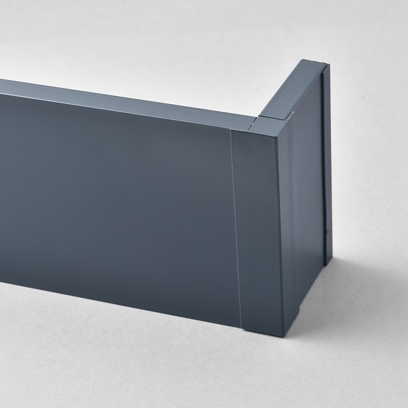 Anthracite fascia finish