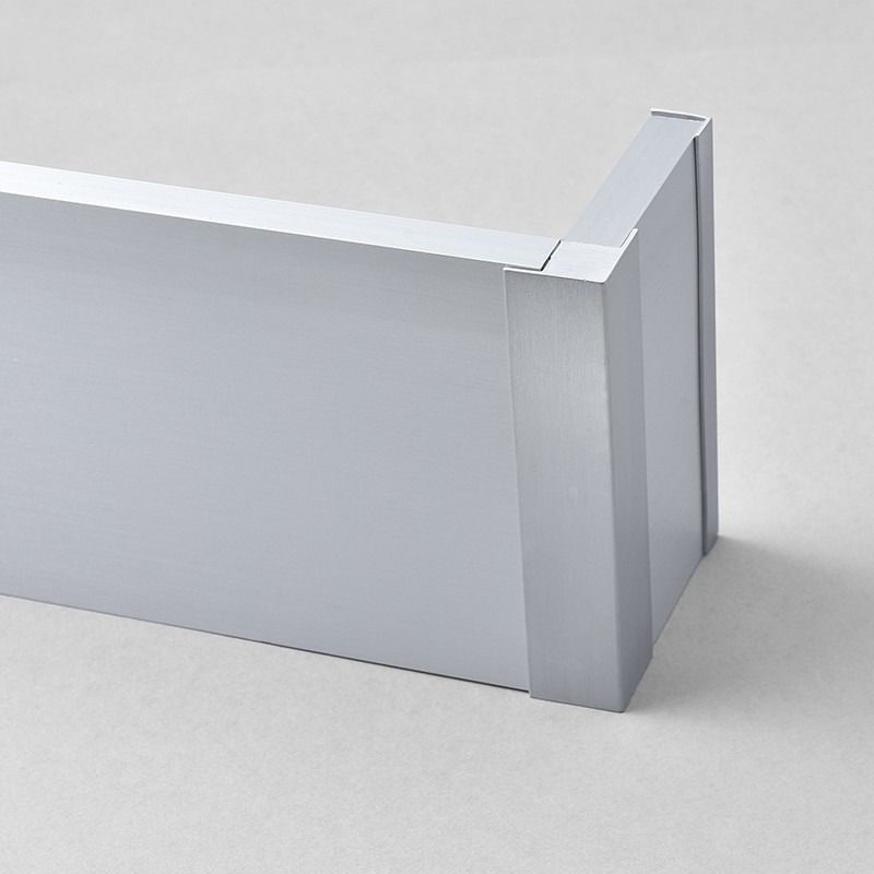 Silver fascia finish