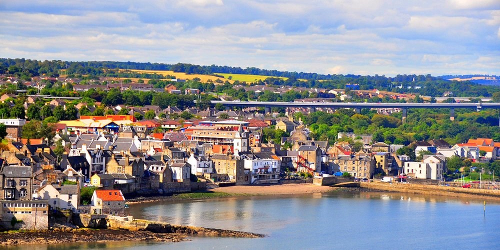 View over Rosyth, Fife