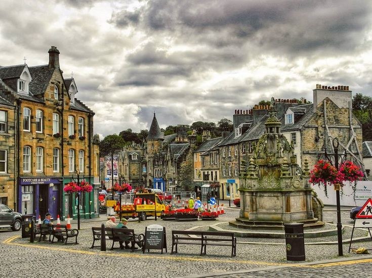 Linlithgow town centre, West Lothian