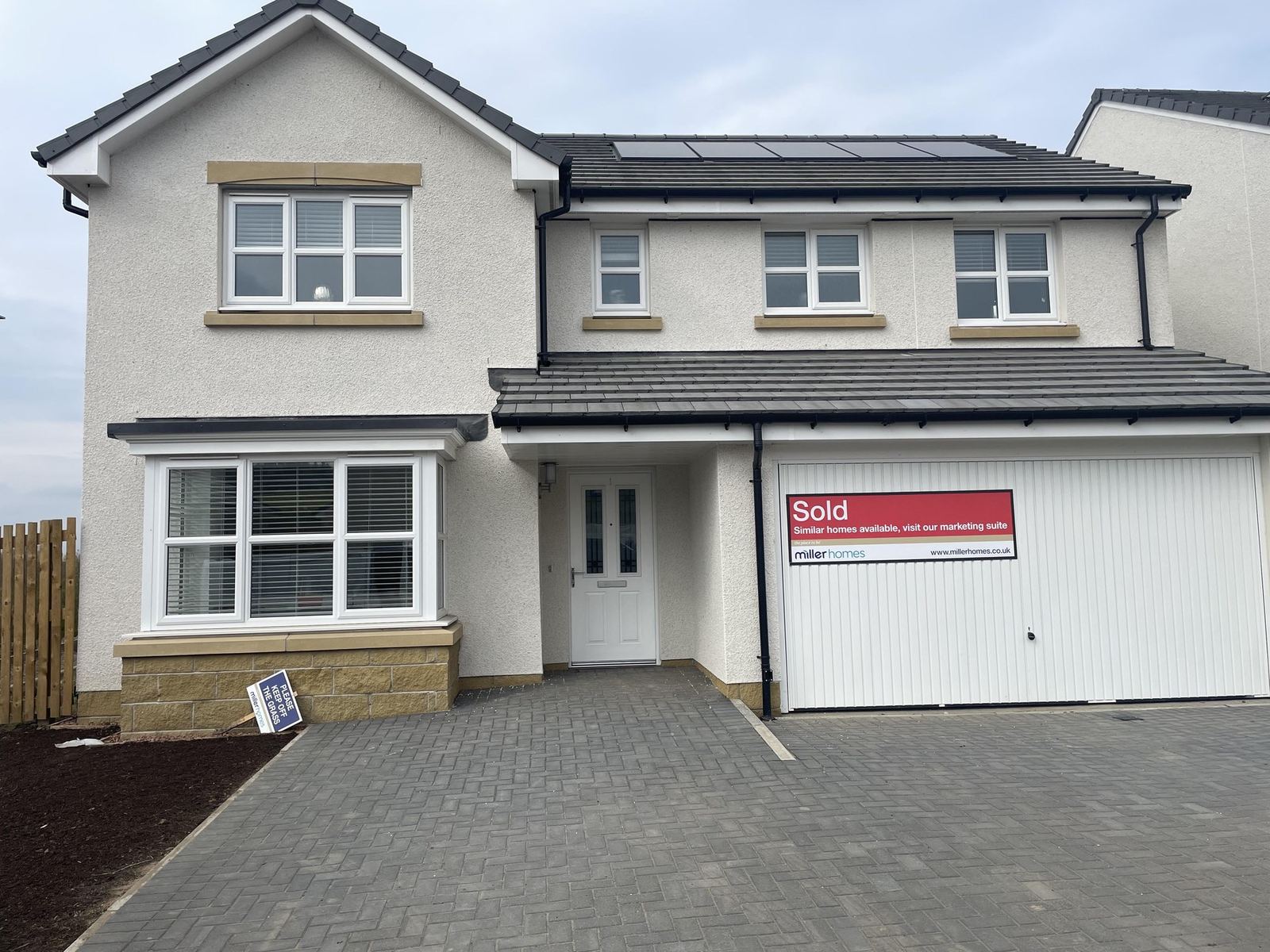 A new-build home from a local Scottish development