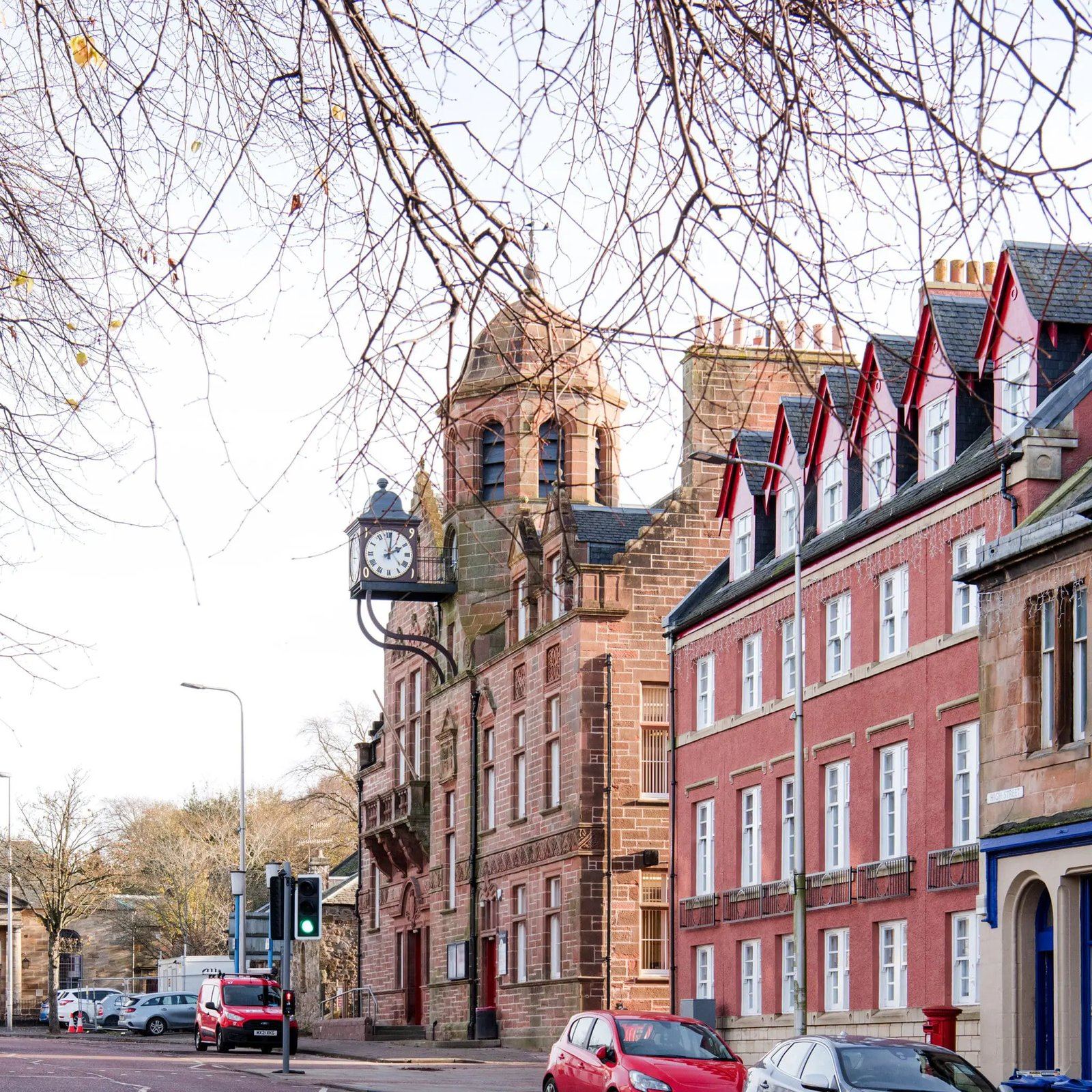 Penicuik town centre, Midlothian
