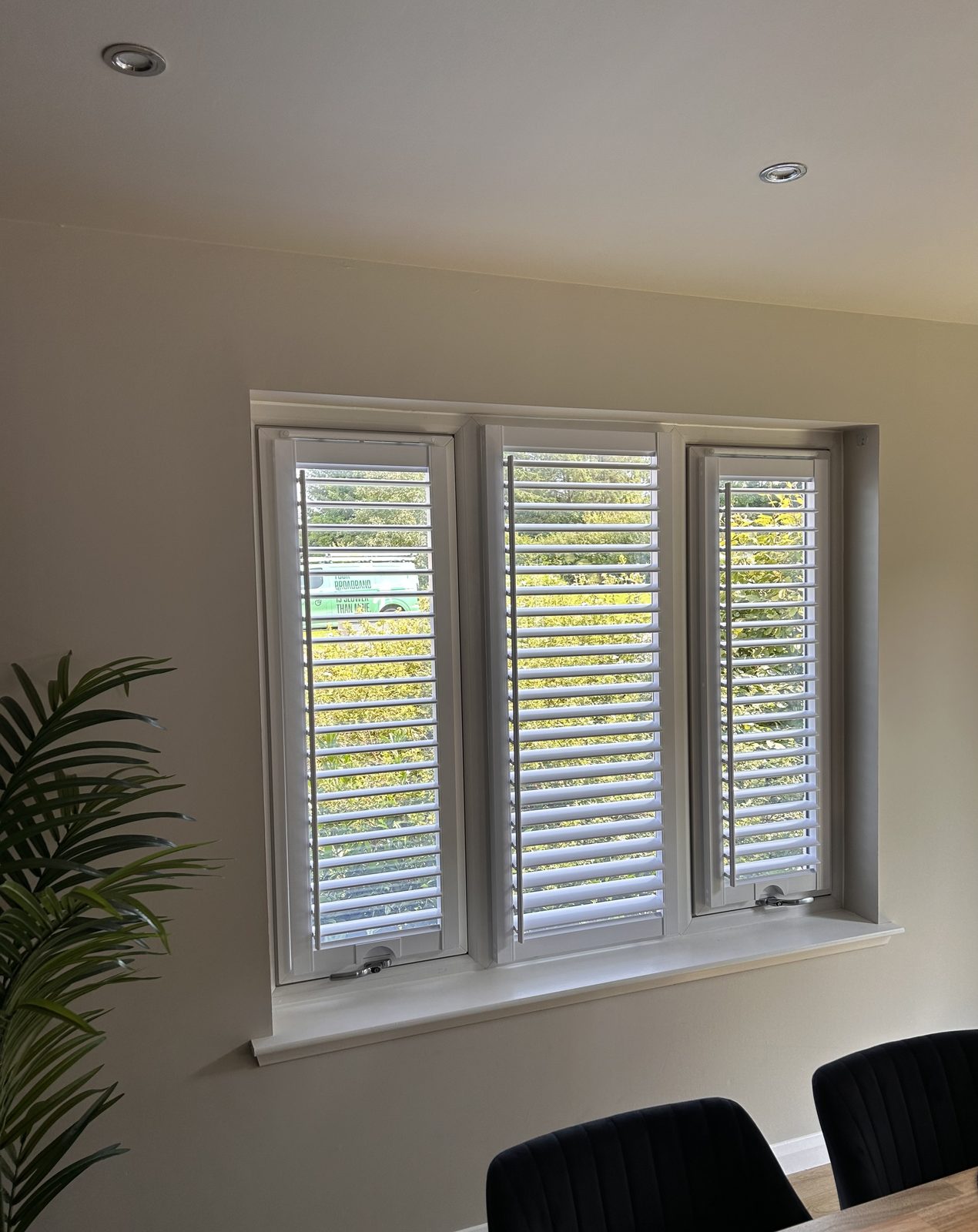 Perfect Fit shutters fitted in a new build home