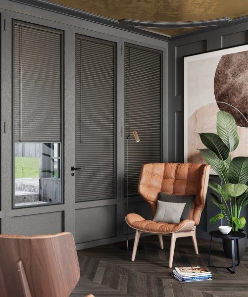 Perfect Fit blind fitted to French doors