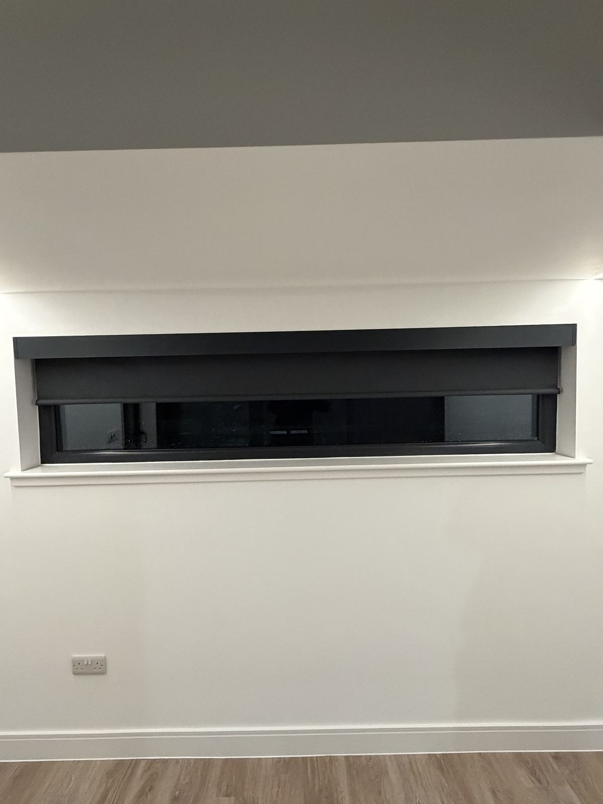 Roller blind fitted in East Lothian