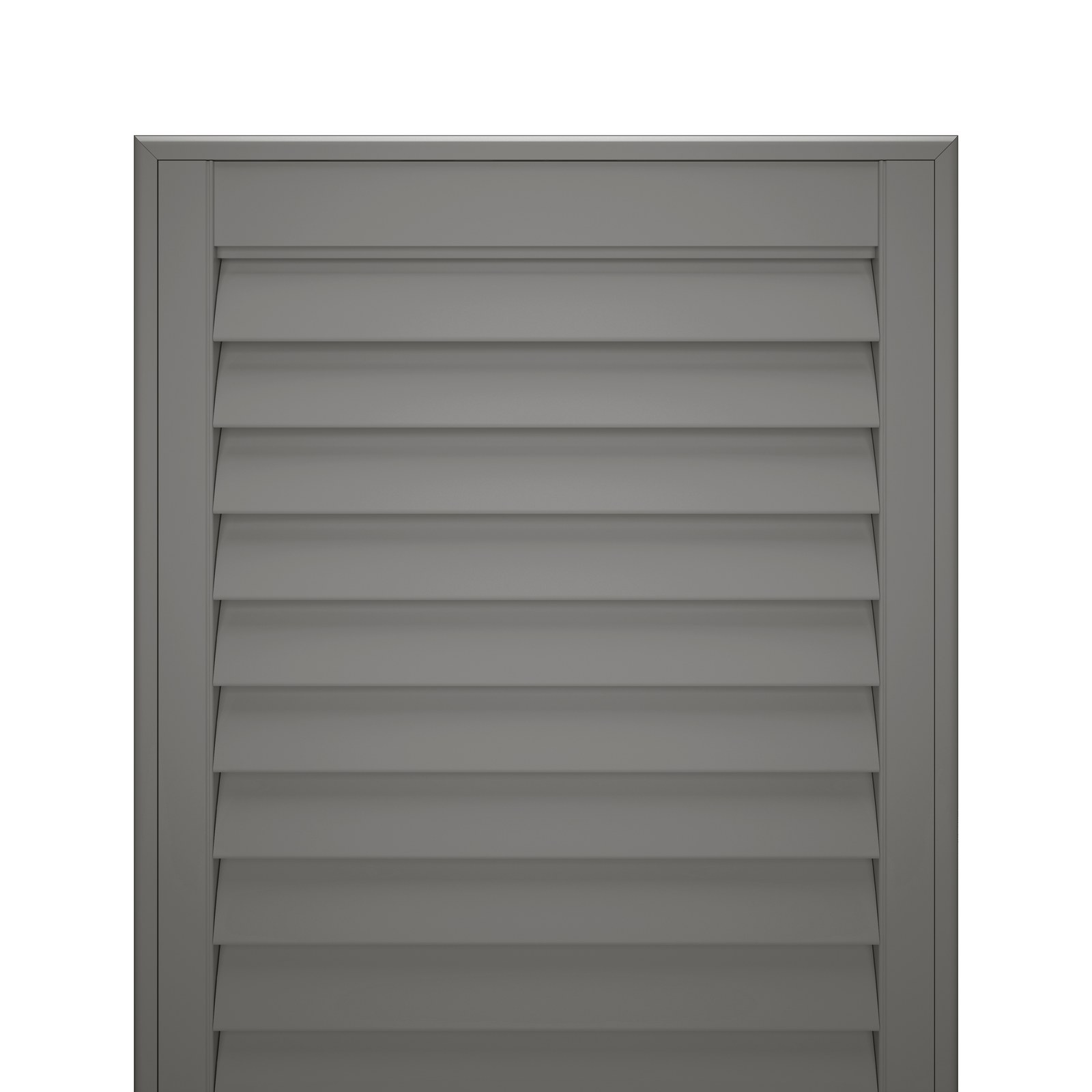 Charcoal wooden shutter finish